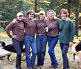 Joni... out "Trail Blazing" again with her friends, Kelly, Debbie, Joni, Carrie and Laurie.