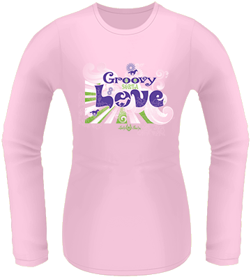 Lucky Bucky Clothing – Groovy Sorta Love – Missy Long Sleeve Tee