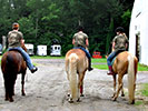 Gina Brazil, lucky enough to go on all girls ride in Idaho, enjoying a break.
June 2009