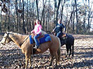 Mandie and her cute daughter Kerrington,
we met on the ride for Kim at Circle E