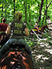 Rachel Gilmer riding in Southern Minnesota – May 2009